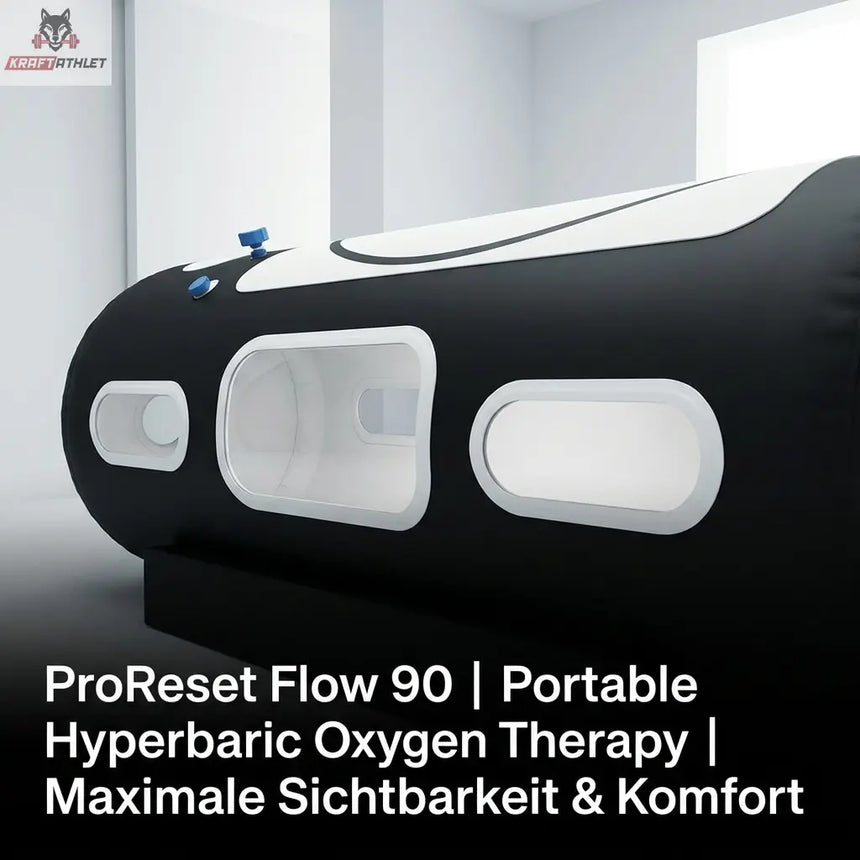 ProReset Flow 90 - Portable Hyperbare Sauerstoffkammer mit 7 großen Fenstern