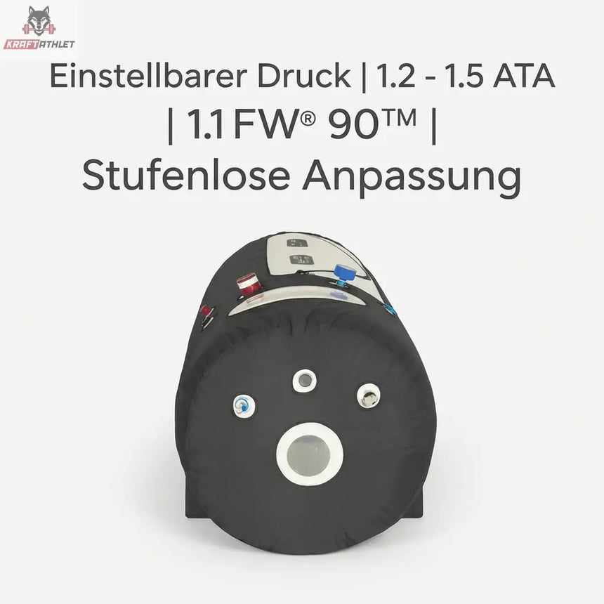 ProReset Flow 90 - Portable Hyperbare Sauerstoffkammer mit 7 großen Fenstern