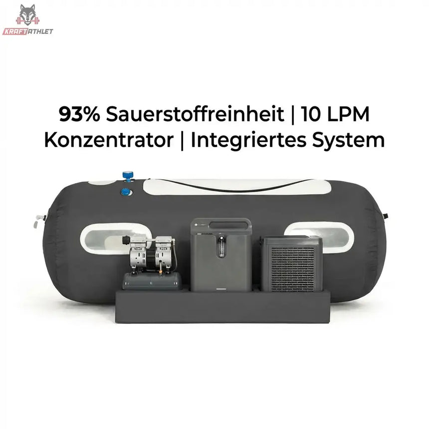 ProReset Flow 90 - Portable Hyperbare Sauerstoffkammer mit 7 großen Fenstern