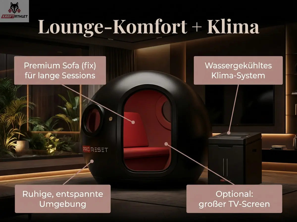 ProReset Helios – 1-Person Hyperbaric Lounge System (1.5/2.0 ATA)