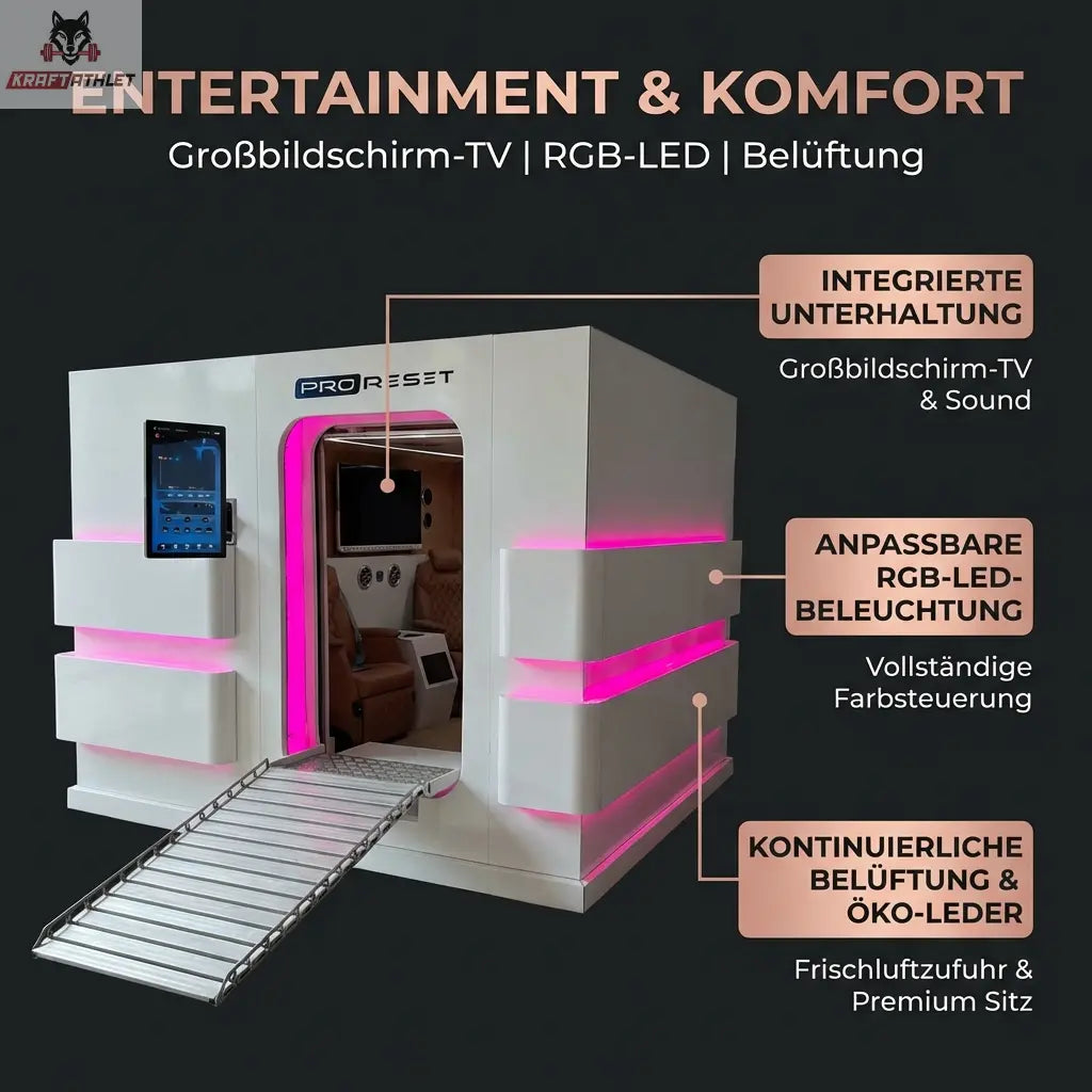 ProReset Matrix – würfelförmige 1–2-Personen Hyperbarkammer (1.5 / 2.0 / 2.4 / 3.0* ATA)