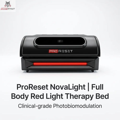 ProReset NovaLight Full Body Red Light Therapy Bed on a white background