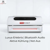 White electronic device with 'PRORESET' branding on a white background