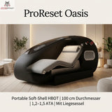 ProReset Oasis – Portable Soft-Shell HBOT-Kammer mit Liegesessel (100 cm) | Für Zuhause & Praxis
