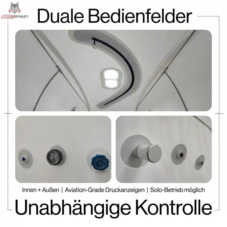 ProReset Oasis – Portable Soft-Shell HBOT-Kammer mit Liegesessel (100 cm) | Für Zuhause & Praxis