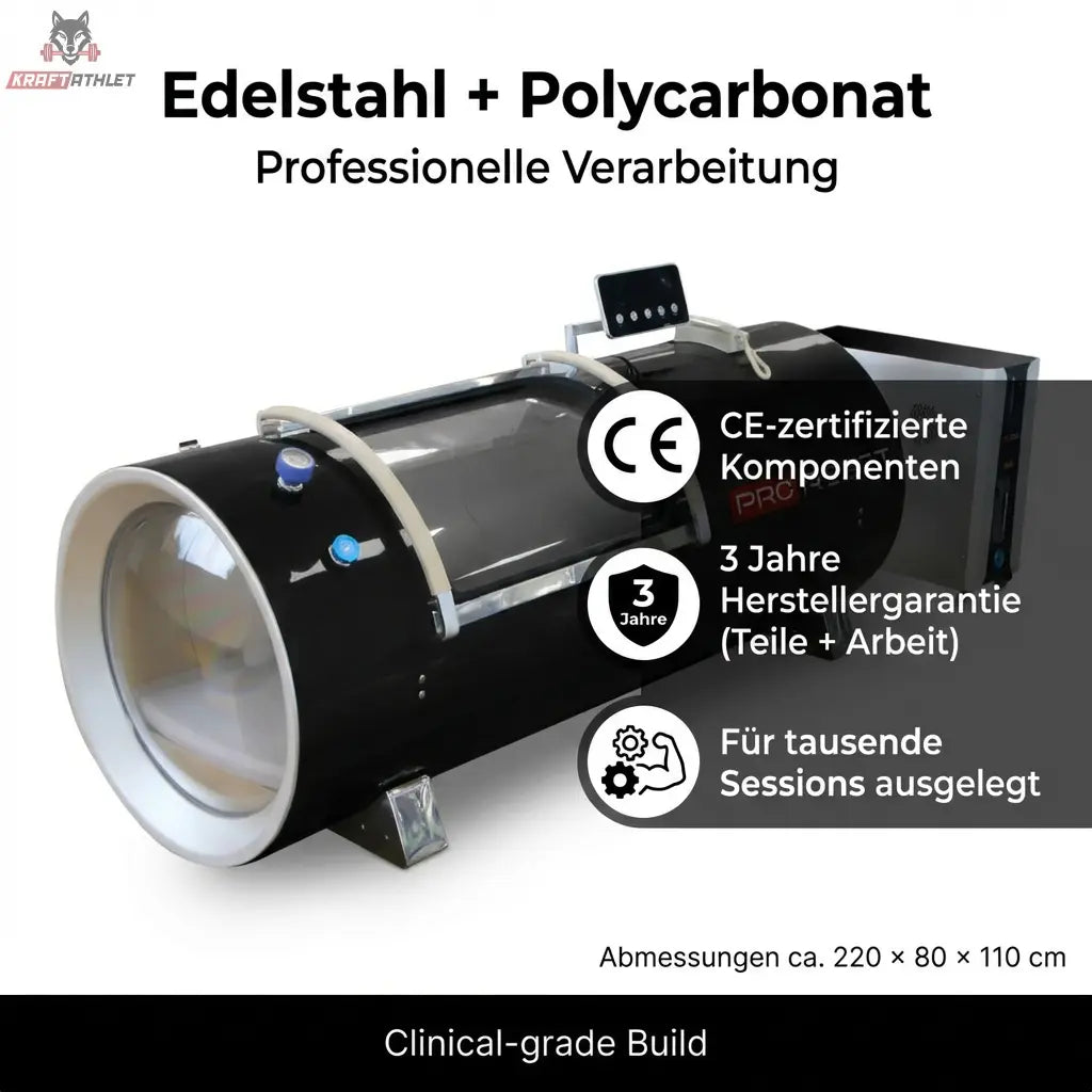 ProReset Orbit 1.5 ATA - Professionelle Hyperbare Sauerstoffkammer (HBOT) für Kliniken & Zuhause