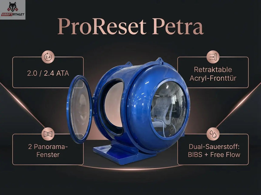 ProReset Petra – Modulare Sitz-Hyperbaric-Kammer 2.0/2.4 ATA