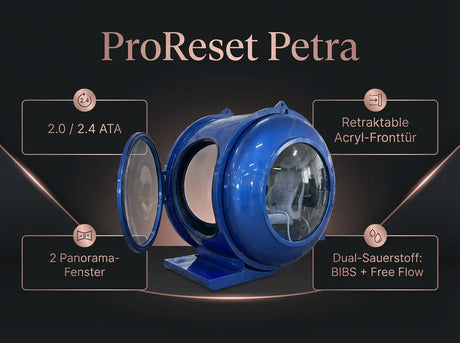 ProReset Petra – Modulare Sitz-Hyperbaric-Kammer 2.0/2.4 ATA Proreset Hyperbaric Chamber
