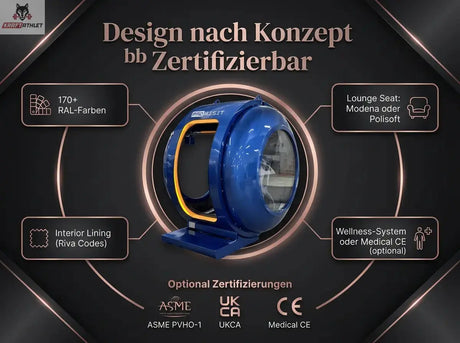 ProReset Petra – Modulare Sitz-Hyperbaric-Kammer 2.0/2.4 ATA Proreset Hyperbaric Chamber