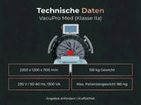 ProReset VacuPro Med Medizinisches IVT-System (CE, Klasse IIa) Proreset Vaccum Therapy