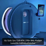 ProReset Zeugma – transparenter, modularer Sitz-Hyperbaric-Chamber (1.5 / 2.0 / 2.4 / optional 3.0 ATA) Proreset Hyperbaric Chamber