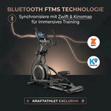 Professioneller Ellipsentrainer CT900 TFT Multimedia mit 10-Zoll-Touchscreen Titanium Strength Performance Series Titanium Strength Máquinas de cardio
