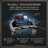Professioneller Ellipsentrainer CT900 TFT Multimedia mit 10-Zoll-Touchscreen Titanium Strength Performance Series Titanium Strength Máquinas de cardio