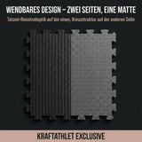 Puzzle-Steckmatten 2 cm – EVA-Schaum Fitnessbodenfliesen Sportcom