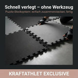 Puzzle-Steckmatten 2 cm – EVA-Schaum Fitnessbodenfliesen Sportcom