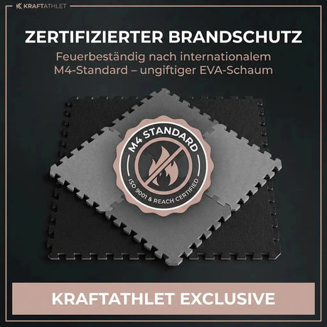 Puzzle-Steckmatten 2 cm – EVA-Schaum Fitnessbodenfliesen Sportcom