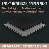 Puzzle-Steckmatten 2 cm – EVA-Schaum Fitnessbodenfliesen Sportcom