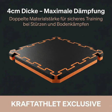 Puzzle-Steckmatten 4 cm – Robuster EVA-Schaum Fitnessboden Sportcom