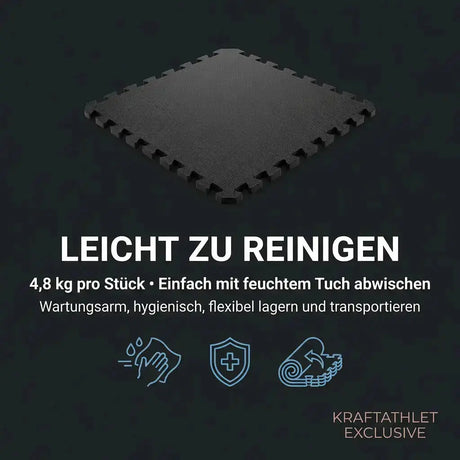Puzzle-Steckmatten 4 cm – Robuster EVA-Schaum Fitnessboden Sportcom