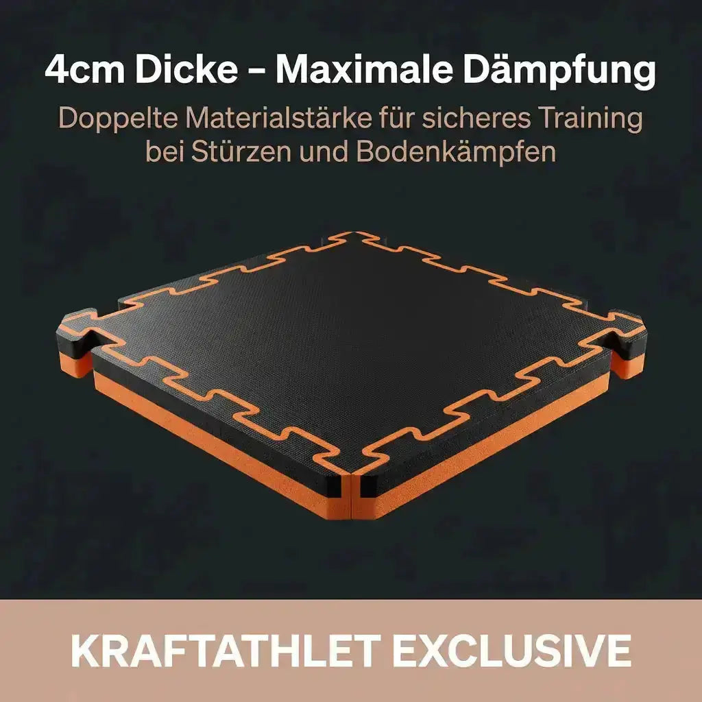 Puzzle-Steckmatten 4 cm – Robuster EVA-Schaum Fitnessboden Sportcom