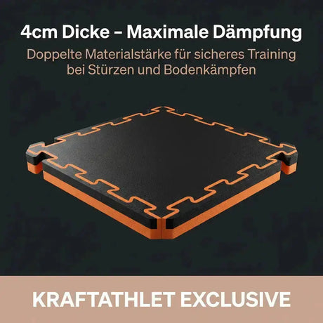 Puzzle-Steckmatten 4 cm – Robuster EVA-Schaum Fitnessboden Sportcom