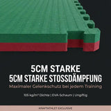 Puzzle-Steckmatten 5 cm – Extra dicke EVA-Schaum Fitnessboden Sportcom