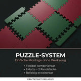 Puzzle-Steckmatten 5 cm – Extra dicke EVA-Schaum Fitnessboden Sportcom