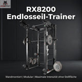 RX8200 Endlosseil-Trainer – Wandmontiert & modular – Maximale Intensität ohne Stellfläche