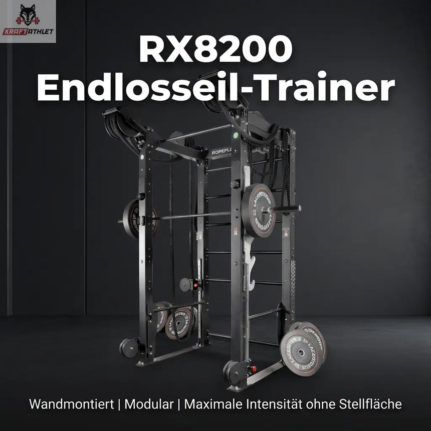 RX8200 Endlosseil-Trainer – Wandmontiert & modular – Maximale Intensität ohne Stellfläche