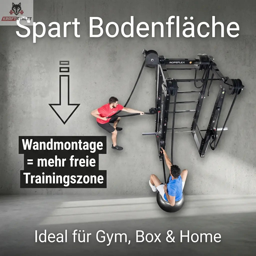RX8200 Endlosseil-Trainer – Wandmontiert & modular – Maximale Intensität ohne Stellfläche