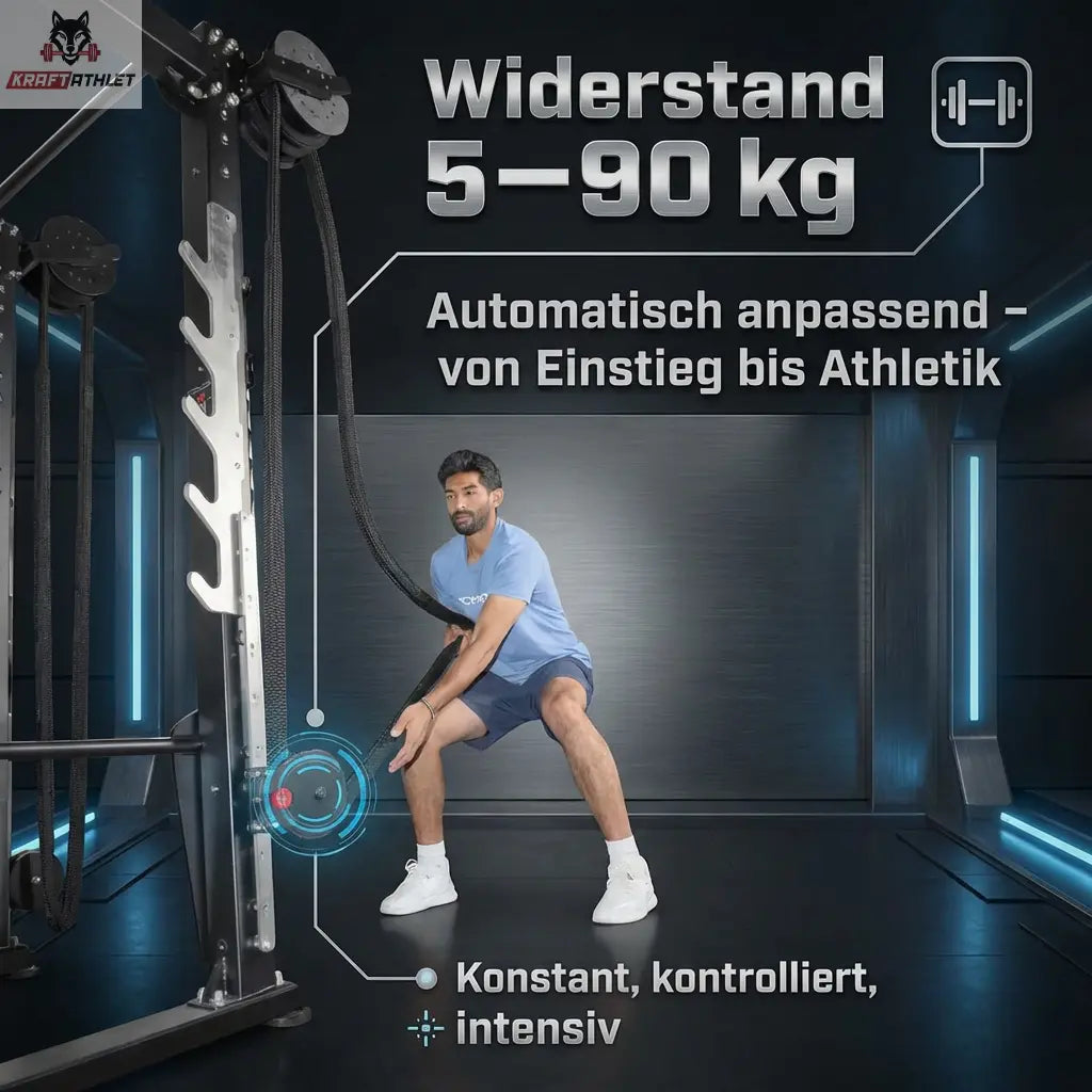 RX8200 Endlosseil-Trainer – Wandmontiert & modular – Maximale Intensität ohne Stellfläche