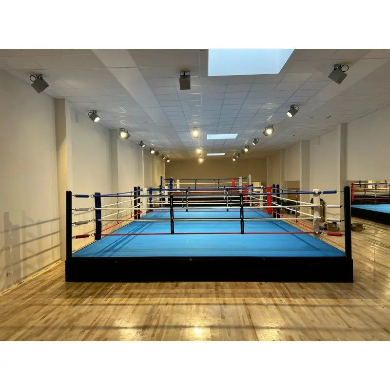 Rutschfeste Plane für Trainingsboxring mit Podium SportCom Boxring