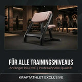 Scott-Bank – Professionelle Preacher-Bank Black Series Titanium Strength Aparatos de musculación