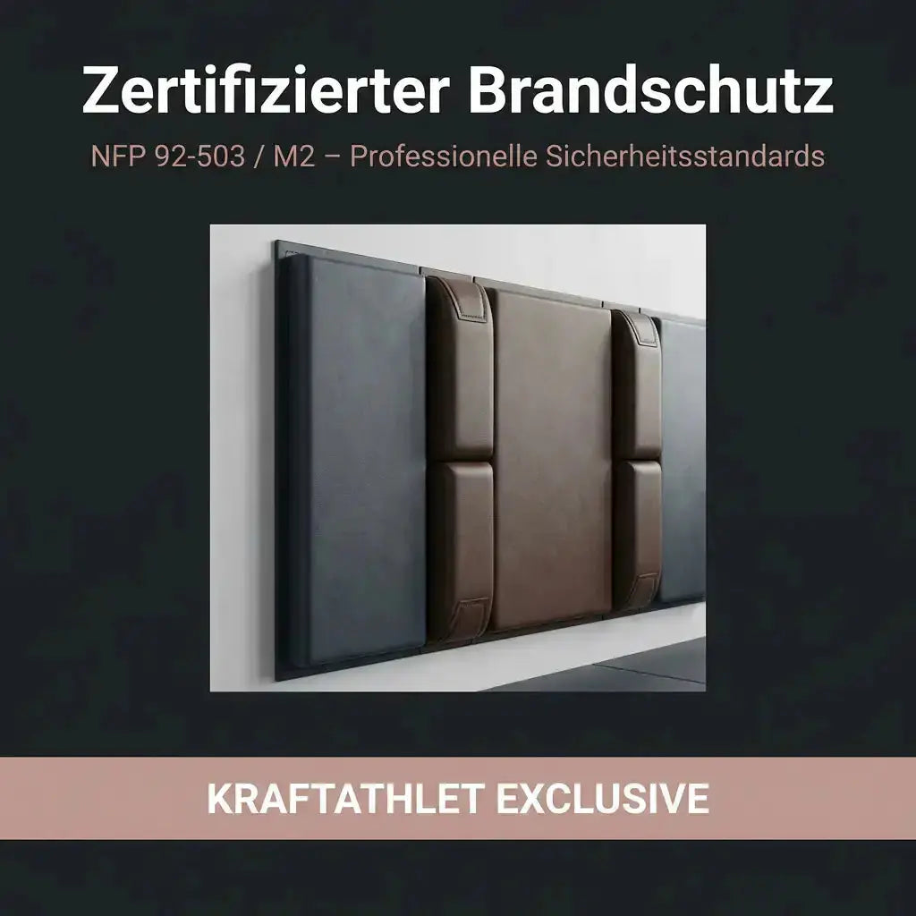 Standard-Wandpolster (pro m²) – Gym- & Sport-Wand­schutzplatten Sportcom
