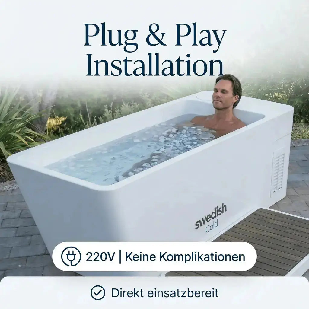 Swedish Cold Cold Plunge – Eisbad für Regeneration, Leistung & Wohlbefinden SwedishCold Cold Plunge