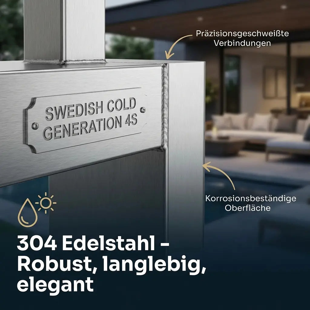 Swedish Cold Generation 4S Ice Bath – Premium Kältebad mit Kühl- & Heizfunktion (3–40 °C) Kraftathlet Cold Plunge