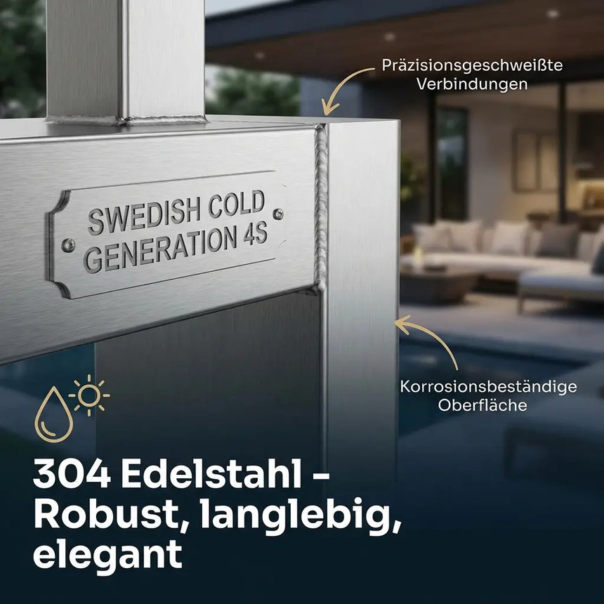 Swedish Cold Generation 4S Ice Bath – Premium Kältebad mit Kühl- & Heizfunktion (3–40 °C) Kraftathlet Cold Plunge