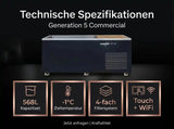 Swedish Cold Generation 5 Eisbad | -1°C Echtes Eis | 568L Gewerblicher Chiller SwedishCold Cold Plunge