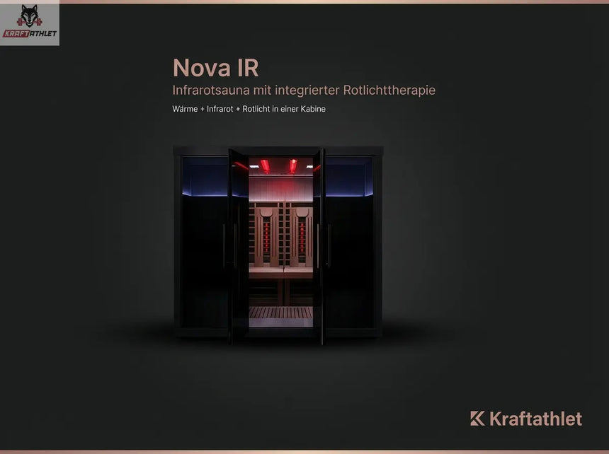 Swedish Cold Nova IR – Infrarotsauna mit integrierter Rotlichttherapie