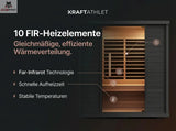 Swedish Cold Pulse – 3-Personen Infrarot-Sauna mit Full-Spectrum Infrarot SwedishCold Health and beauty/Saunas/Infrared Saunas
