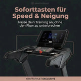 TM900 LCD Professionelles Laufband 22 km/h – Performance Series Titanium Strength Máquinas de cardio