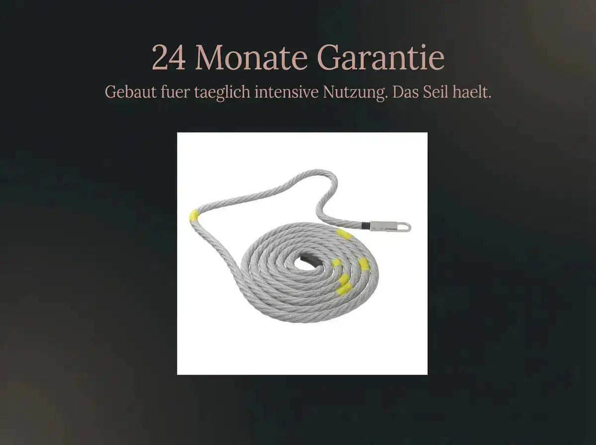 Tiguar 4RACE Training Rope – Trainings-Seil 38 mm, 15 m mit Hook tiguar Functional