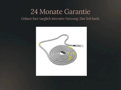 Tiguar 4RACE Training Rope – Trainings-Seil 38 mm, 15 m mit Hook tiguar Functional