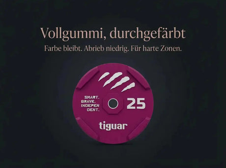 Tiguar Rubber Bumper Plate – Olympische Bumper Plates (50 mm) tiguar Free weights