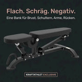 Titanium Strength Black Series Pro FID Verstellbare Multi-Positions Bank Titanium Strength Aparatos de musculación