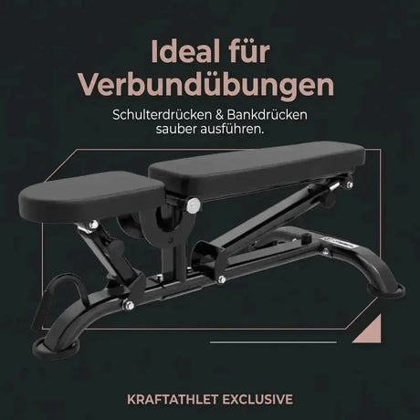 Titanium Strength Black Series Pro FID Verstellbare Multi-Positions Bank Titanium Strength Aparatos de musculación