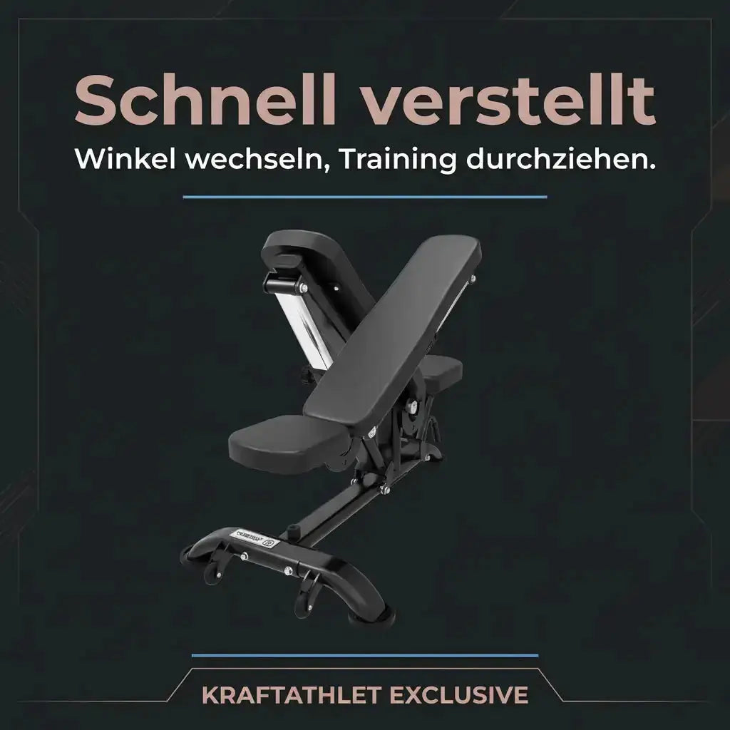 Titanium Strength Black Series Pro FID Verstellbare Multi-Positions Bank Titanium Strength Aparatos de musculación