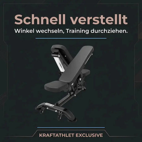 Titanium Strength Black Series Pro FID Verstellbare Multi-Positions Bank Titanium Strength Aparatos de musculación