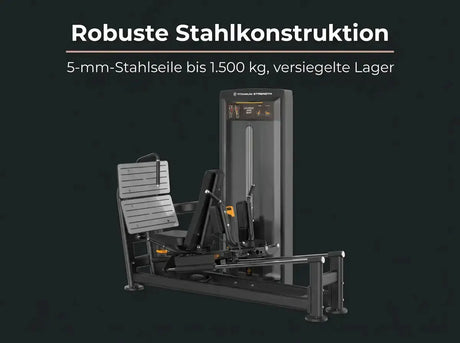 Titanium Strength Black Series Selektierte Dual-Beinpresse / Hack Squat V2 Titanium Strength Aparatos de musculación