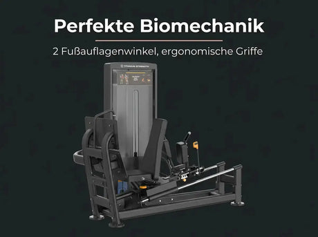Titanium Strength Black Series Selektierte Dual-Beinpresse / Hack Squat V2 Titanium Strength Aparatos de musculación
